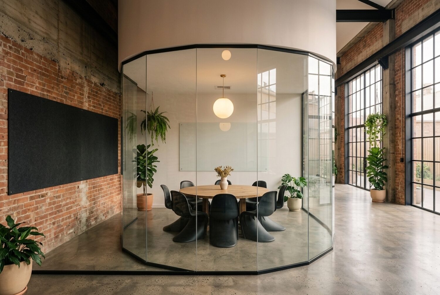 Glass war room
